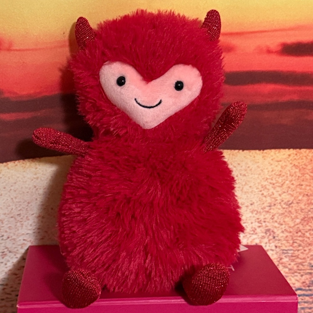 Jellycat Hugg McSnugg Valentine’s Day Plush Love Monster. “RETIRED”
